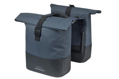 BASIL Tas cove dubbel blauw/zwart | mik | 32l