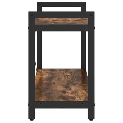 Boekenkast Gerookt eiken 80 x 30 x 48.5 cm Bewerkt hout