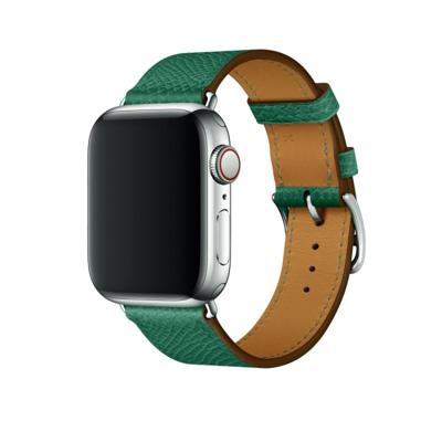 Voor Apple Watch 3/2/1 generatie 42mm universele lederen cross band (groen)