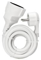 Kopp 143602080 Stroom Verlengkabel Wit 3.00 m H05VV-F 3G 1,5 mm² - thumbnail