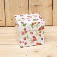 Bonbon doosjes - Chocolade doosje - Zomerfruit KUBUS - 24 stuks - thumbnail