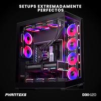 Phanteks D30 PWM Regular Airflow D-RGB PC-ventilator Zwart (b x h x d) 120 x 120 x 30 mm - thumbnail