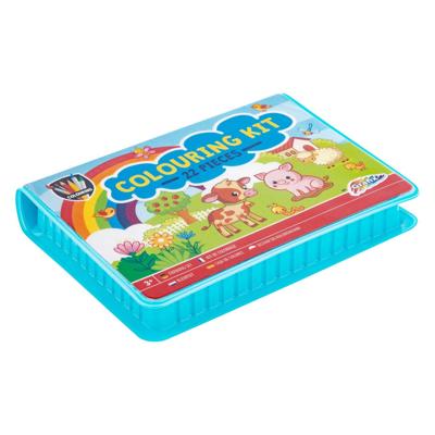 Grafix Kleurkoffer klein boerderij, 22dlg.