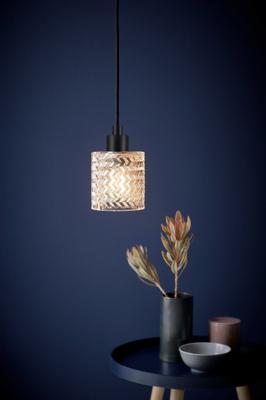 Nordlux HanglampHollywood zwart met amber glas - 46483027