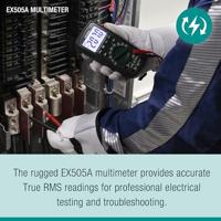 Extech Extech EX505A-K Multimeter Digitaal CAT IV 600 V Weergave (counts): 6000 - thumbnail