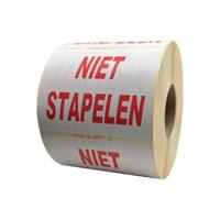 Niet stapelen etiketten 97 x 79 mm 1000 stuks per rol - thumbnail
