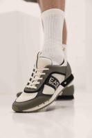 Emporio Armani EA7 Black & White Sneakers Heren Donkergroen - Maat 42 - Kleur: Donkergroen | Soccerfanshop - thumbnail