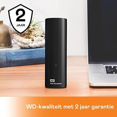 Externe Harde Schijf Western Digital Elements Desktop 12 TB Zwart - thumbnail