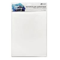 Ranger Ink Ranger • simon hurley create. smooth watercolor cardstock 8pcs - thumbnail