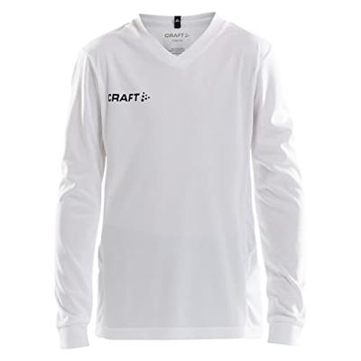 Craft 1906886 Squad Solid Jersey LS JR - White - 134/140