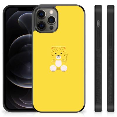 iPhone 12 Pro Max | Bumper Hoesje | Baby Leopard