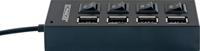 Schwaiger UH4013 USB 2.0-hub 4 poorten Zwart - thumbnail