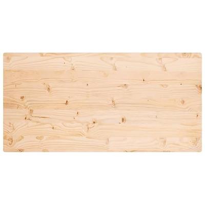 Tafelblad rechthoekig 100x60x2,5 cm massief grenenhout Tafelblad rechthoekig 100x60x2,5 cm massief grenenhout