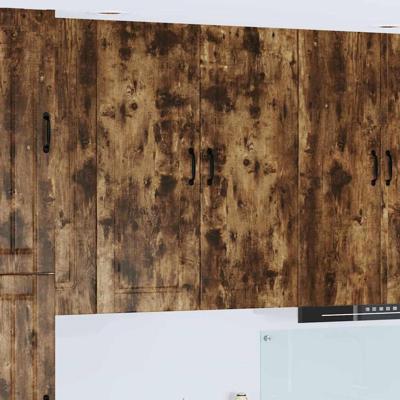 Keukenkast Gerookt eiken 40 x 31 x 100 cm Bewerkt hout