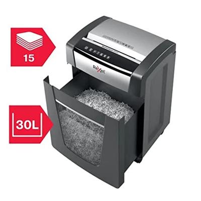 Rexel Momentum X420 Papierversnipperaar 20 vellen Micro cut 4 x 40 mm P-4 30 l Ook geschikt voor Nietjes, Paperclips