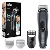 Braun BG5340 Bodygroomer Zwart, Zilver - thumbnail