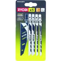 Ryobi RAK05JSBFC | 5-delig Decoupeerzaagblad Set compatibel met RJS720, RJS750, RJS850, RJS980 en RJS1050 - 5132002697 - 5132002697 - thumbnail