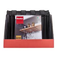 Metaltex Glazenrek 37x26x6 cm Zwart - thumbnail