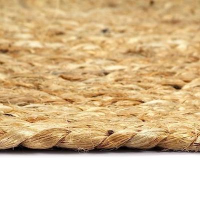VidaXL Placemats 4 st rond 38 cm jute natuurlijk