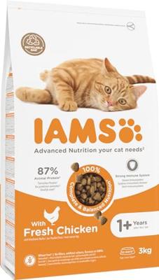 Iams Adult kattenvoer met verse kip 2 x 3 kg