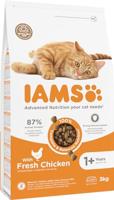Iams Adult kattenvoer met verse kip 2 x 3 kg - thumbnail