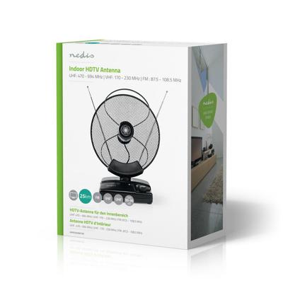 Nedis Binnenantenne | 0-25 km | LTE700 | 36 dB | Zwart | 1 stuks - ANIR2503BK700 ANIR2503BK700