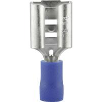 Vogt Verbindungstechnik 3919S Platte stekker (female) Insteekbreedte: 9.5 mm Insteekdikte: 1.2 mm 180 ° Deels geïsoleerd Blauw 1 stuk(s) - thumbnail
