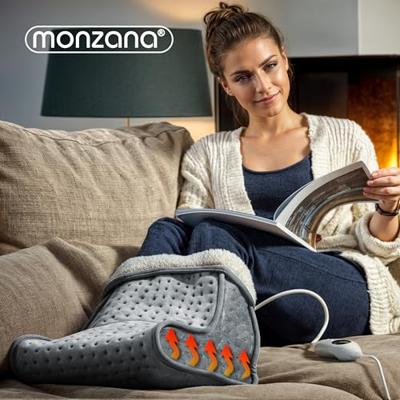 Elektrische voetenwarmer grijs met 6 warmtestanden 100W Elektrische voetenwarmer grijs met 6 warmtestanden 100W