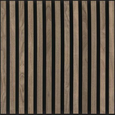 Silentlines lattenwand tegel walnoot - 2 tegels van 553x553x22mm Silentlines lattenwand tegel walnoot - 2 tegels van 553x553x22mm