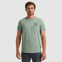 Pme Legend Ptss2508575 Short Sleeve R-neck Single Jersey Print T-shirts 5226 Silver Blue - thumbnail