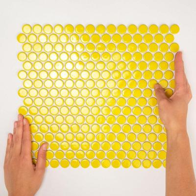 Mozaiek Coins Venice Geel 1,9x1,9