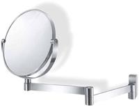 Zack Linea Make up Spiegel 26.5x25.6x3.8cm Mat Gesatineerd RVS 40109 - thumbnail