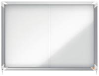 Nobo Premium Plus binnenvitrine, schuifdeuren met hoekslot, magnetisch, 8 x A4 - thumbnail