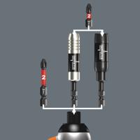 Wera 897/4 IMP Impaktor Houder met spanring en Magneet, 1/4 duim x 75 mm - 1 stuk(s) - 05057675001 - thumbnail