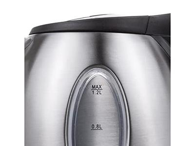 Tristar WK-1325 Waterkoker Aantal/Volume: 1.2 l RVS, Zwart