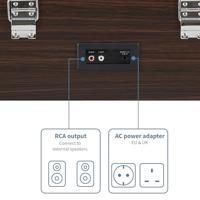 Crosley CR6236A-WA Jasper 3-Speed Bluetooth in/Out Vinyl Platenspeler Draaitafel met ingebouwde luidsprekers en afneembare poten, walnoot - thumbnail