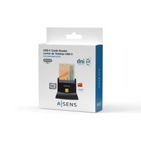 ID/SIP-kaartlezer Aisens ASCR-SN04CSD-BK Zwart - thumbnail