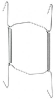 Metaltex Tomado- bordenhouder 9-18cm zilver