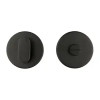 Hdd Pro WC Garnituur Rond Shape Class 3 Zwart Structuur Uv Zonder Rood/wit - thumbnail