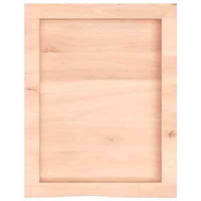 Wandschap 40x50x6 cm onbehandeld massief eikenhout