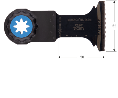 Rotec PTK 13/52HM | Starlock-Plus Invalzaagblad | Metaal/Inox | 52x50 - 519.3190 Rotec PTK 13/52HM | Starlock-Plus Invalzaagblad | Metaal/Inox | 52x50 - 519.3190
