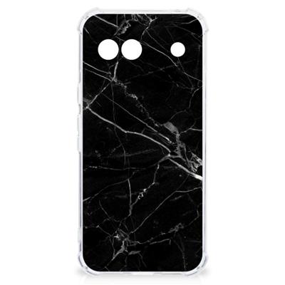 Google Pixel 8A Anti-Shock Hoesje Marmer Zwart - Origineel Cadeau Vader Google Pixel 8A Anti-Shock Hoesje Marmer Zwart - Origineel Cadeau Vader