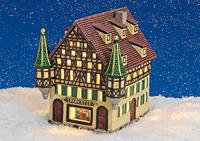 Wurm Light House "Sparkasse" van porselein, Kleurrijk (B/H/D) 16x17x17cm - thumbnail