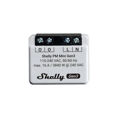 Shelly Shelly PM Mini Gen3 Schakel-meetactor WiFi, Bluetooth