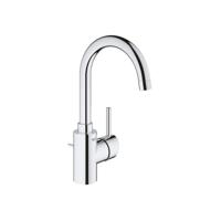 Grohe Concetto Wastafelkraan Met Waste Met Hoge Draaibare Uitloop Chroom - thumbnail