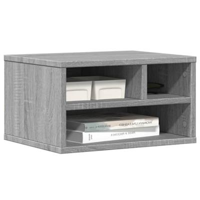 VidaXL Printerkastje 40x32x22,5 cm bewerkt hout grijs sonoma eiken