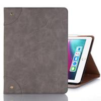 Retro boek stijl horizontale Flip PU lederen case voor iPad Pro 12 9 inch (2018) met houder & kaartsleuven & portemonnee (grijs) - thumbnail