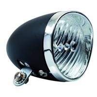 Simson classic led koplamp, zwart batterij - thumbnail