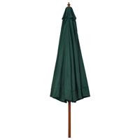 Parasol met houten paal 330 cm groen - thumbnail
