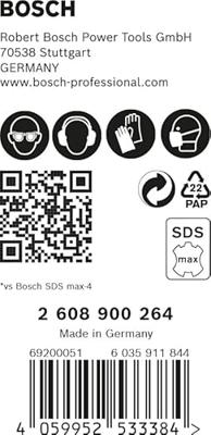 Bosch Accessories EXPERT SDS max-8X 2608900264 Hamerboor 5-delig 18.00 mm Gezamenlijke lengte 540 mm SDS-Max 5 stuk(s) - thumbnail